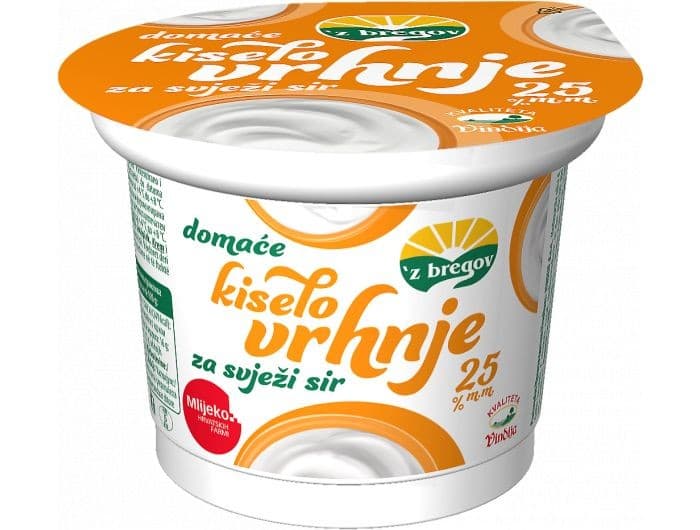 Vindija 'Z Bregov kiselo domaće vrhnje 300 g Akcija u trgovini Konzum