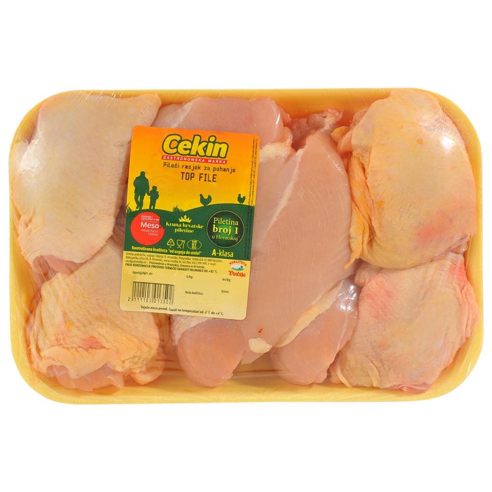 Cekin Pileći rasjek za pohanje cca 1100g Akcija u trgovini Konzum