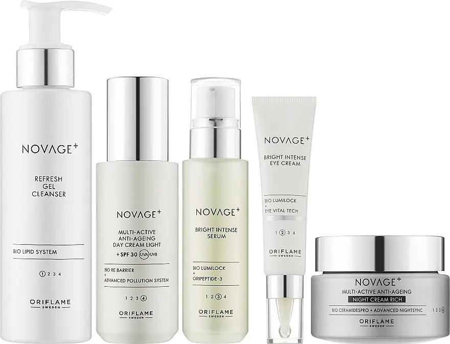 NovAge+ Bright Intense set 5 proizvoda Akcija u trgovini Oriflame