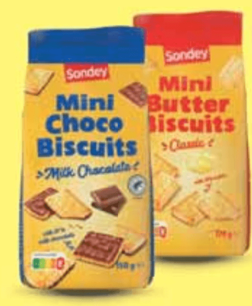 Sondey Mini keksi XXL 175 g ili 200 g Akcija u trgovini Lidl