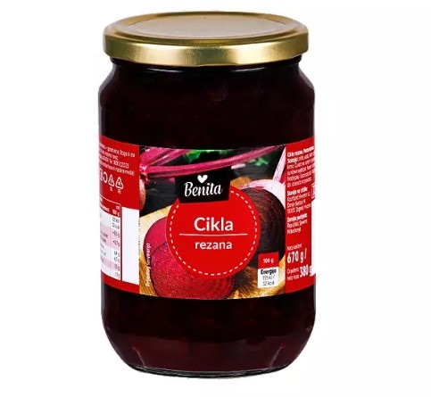 Benita Cikla rezana 670 g Akcija u trgovini Kaufland