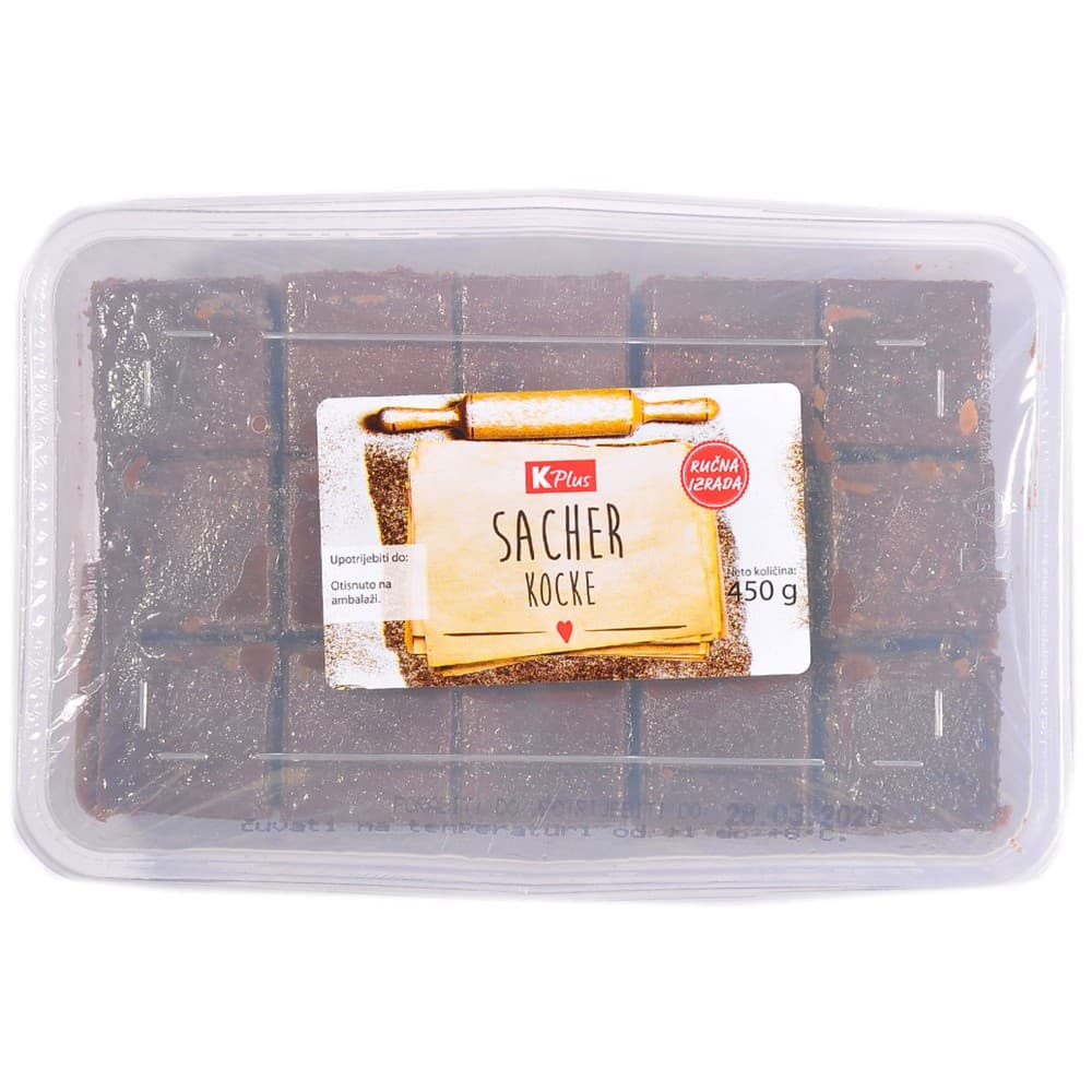 Sacher kocke 450 g Akcija u trgovini Eurospin