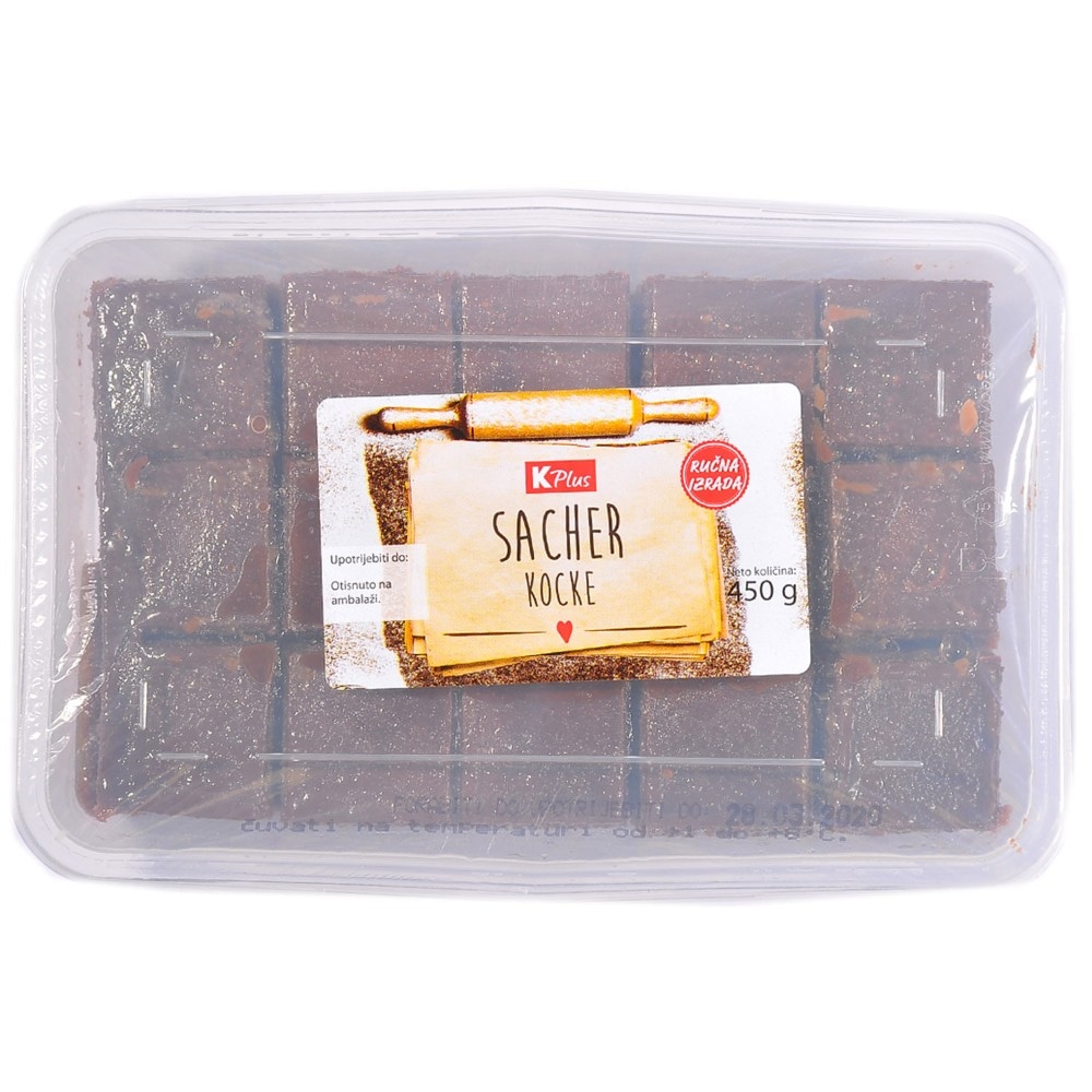 Sacher kocke 450 g Akcija u trgovini Eurospin