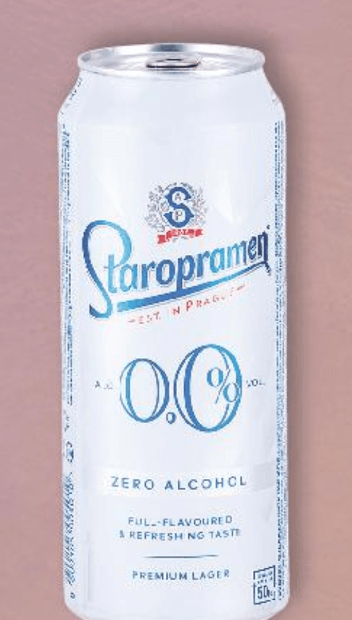 Staropramen pivo bezalkoholno 0,0%, svijetlo 0,5l Akcija u trgovini Konzum