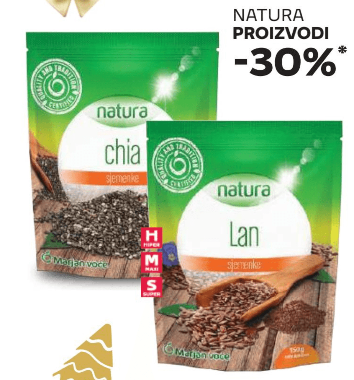 Natura Chia Akcija u trgovini Tommy