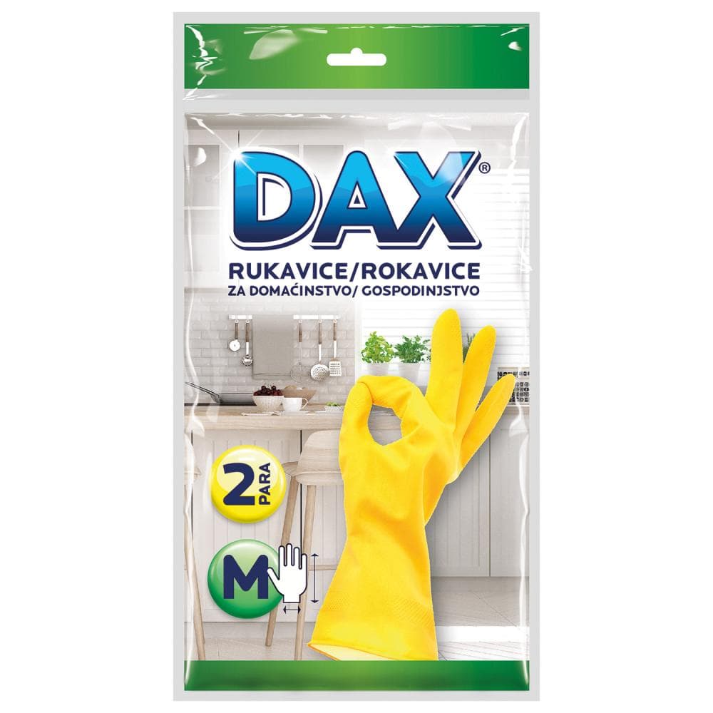 Dax gumene rukavice M-L, 2/1 Akcija u trgovini Konzum
