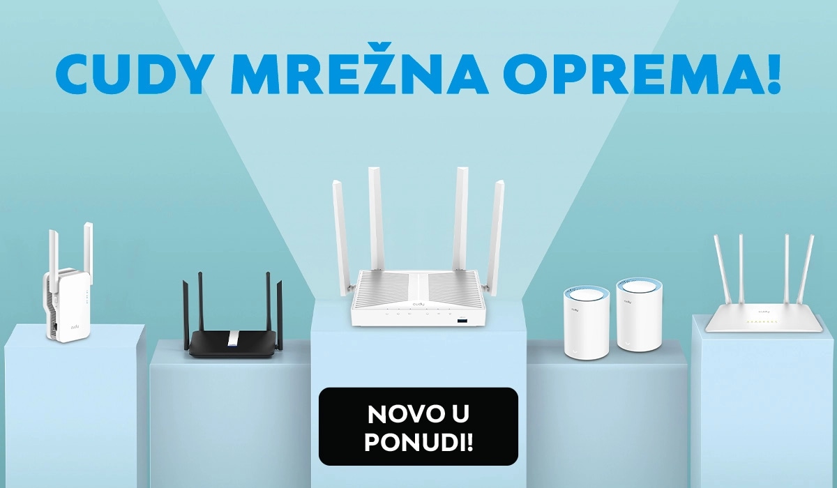 Mrežna oprema Cudy - Akcija u trgovini Pevex