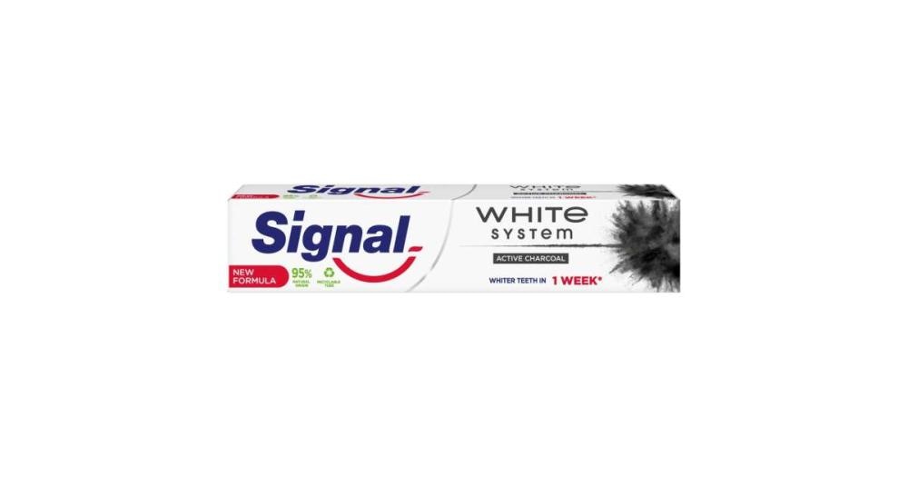 Signal White System Active Charcoal 75ml - Akcija u trgovini Žabac
