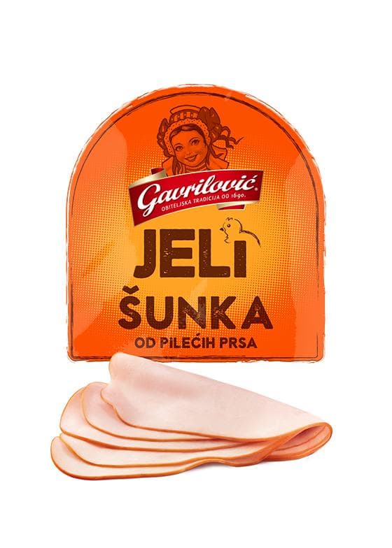 Gavrilović šunka od pilećih prsa Jeli 1 kg Akcija u trgovini Spar