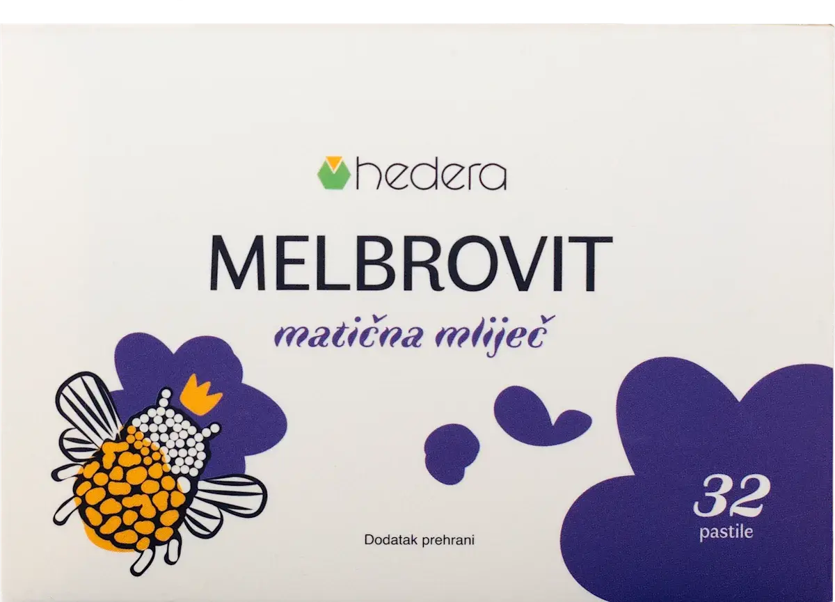 Hedera pastile Melbrovit matična mliječ 32 kom. Akcija u trgovini Dm