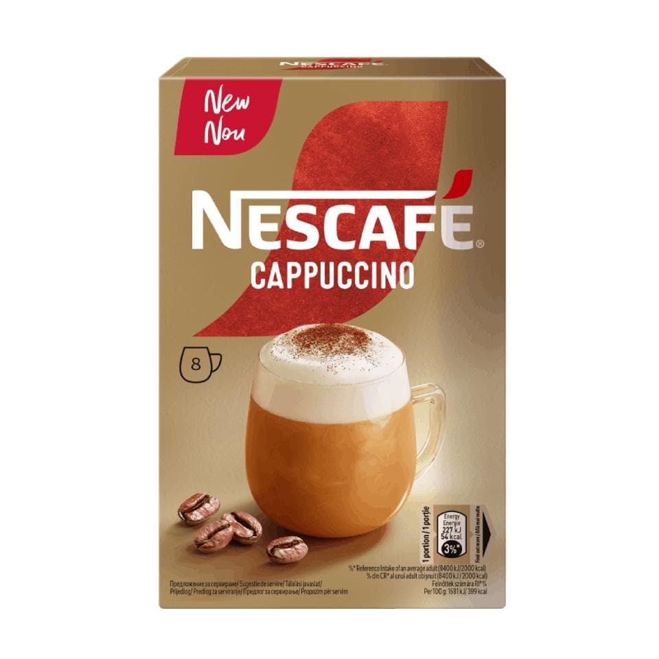 Nescafe Cappuccino 8x13,5g ili 8x14g Akcija u trgovini Kaufland
