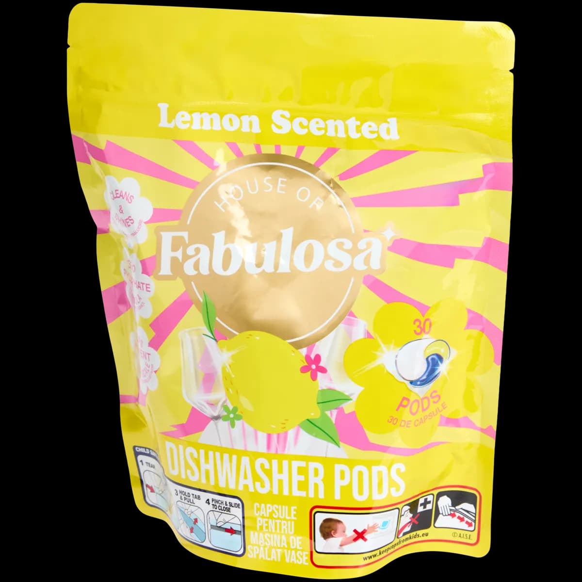 Fabulosa tablete za perilicu posuđa Lemon 30 komada Akcija u trgovini Action