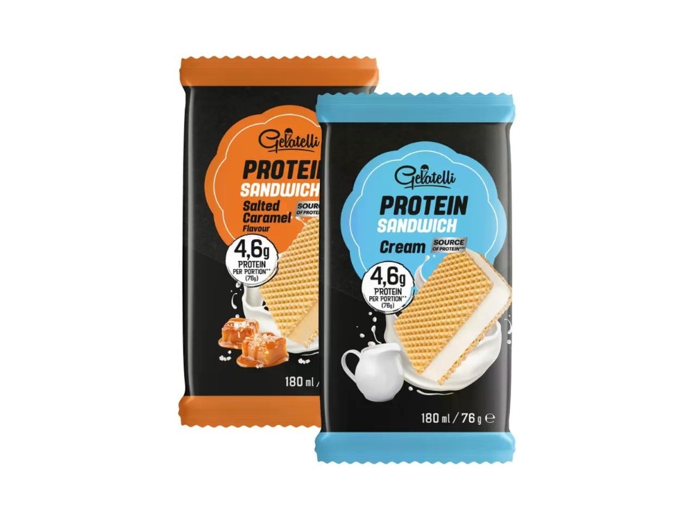 GELATELLI Proteinski sladoled sendvič 180 ml - Akcija u trgovini Lidl