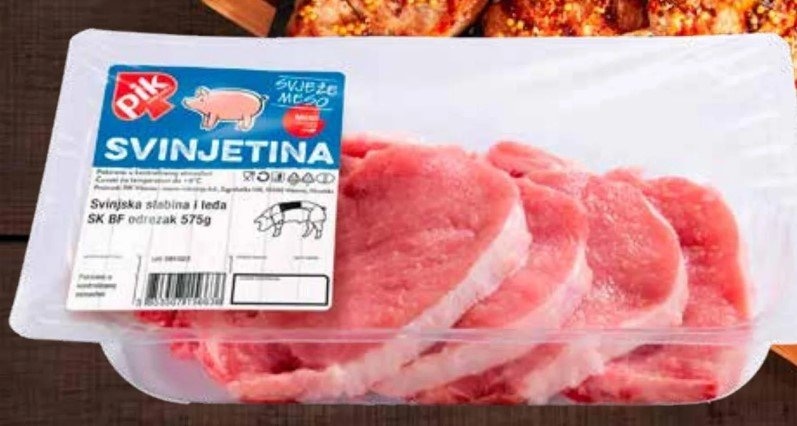Pik Svinjska slabina i leđa s kosti 1 kg Pik Vrbovec - Akcija u trgovini Gavranović