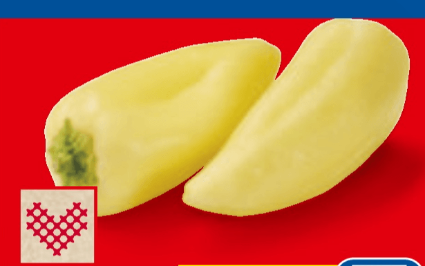 Domaća paprika rog žuta 500 g Akcija u trgovini Lidl