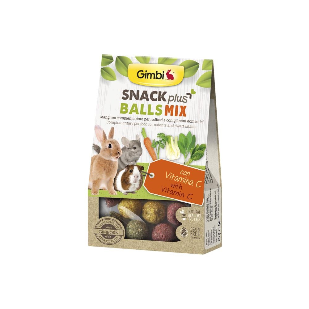 Gimbi Snack plus Balls Mix 50 g - Akcija u trgovini Pet Home