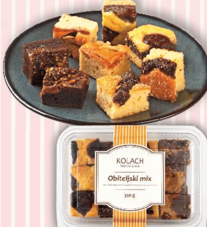 KOLACH Kolač obiteljski miks 350 g - Akcija u trgovini Kaufland