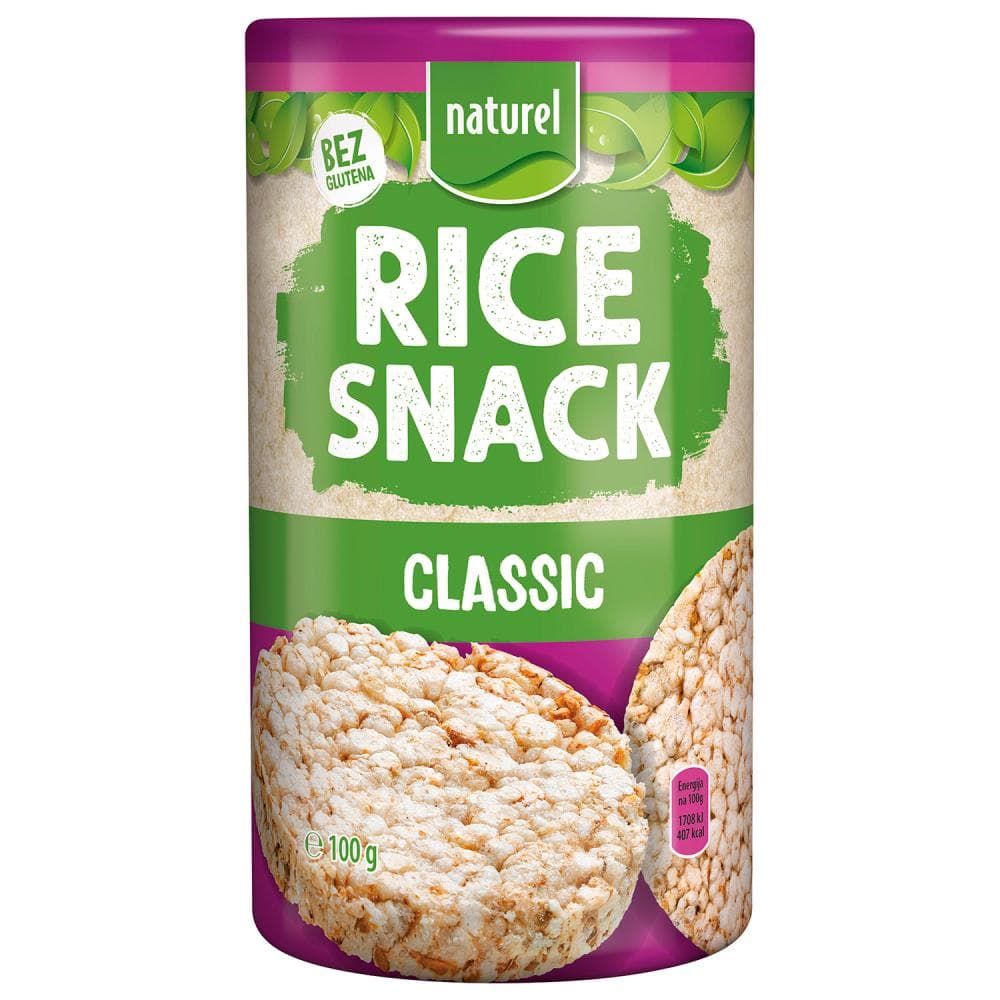Snack riža 100 g Naturel Akcija u trgovini Djelo