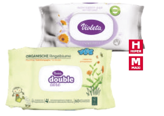 Double Care, Violeta vlažni toaletni papir 60 kom Akcija u trgovini Tommy