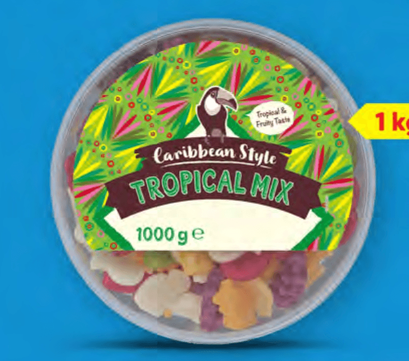 Caribbean Style Gumeni bomboni 1 kg Akcija u trgovini Lidl