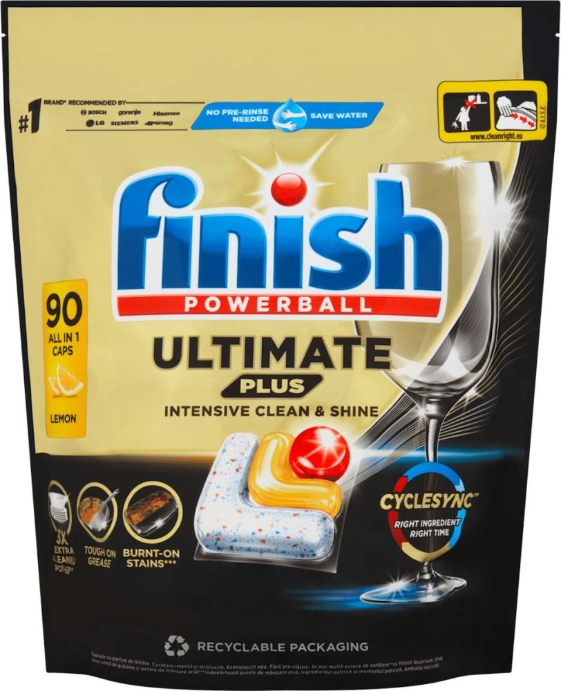 Finish Ultimate tablete za strojno pranje posuđa, limun 90 kom Akcija u trgovini Bipa