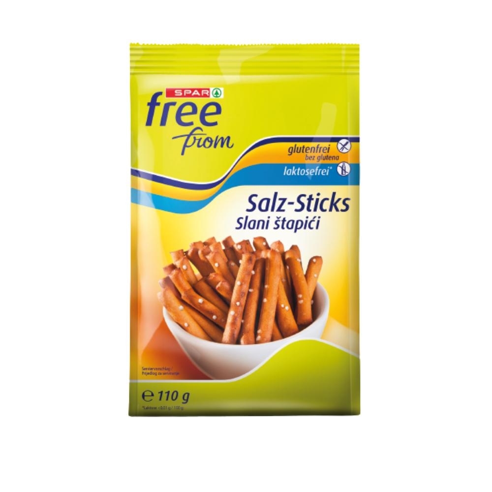 SPAR free from Slani štapići 110 g - Akcija u trgovini Spar
