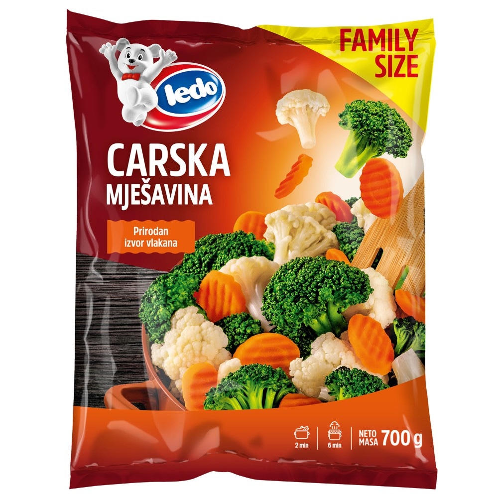Ledo Grašak ili Carska mješavina 700 g Akcija u trgovini Plodine
