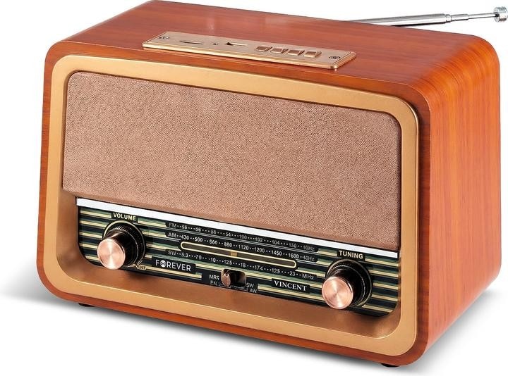 Retro Bluetooth radio Vincent JB-1200 Forever 1 kom Akcija u trgovini Spar