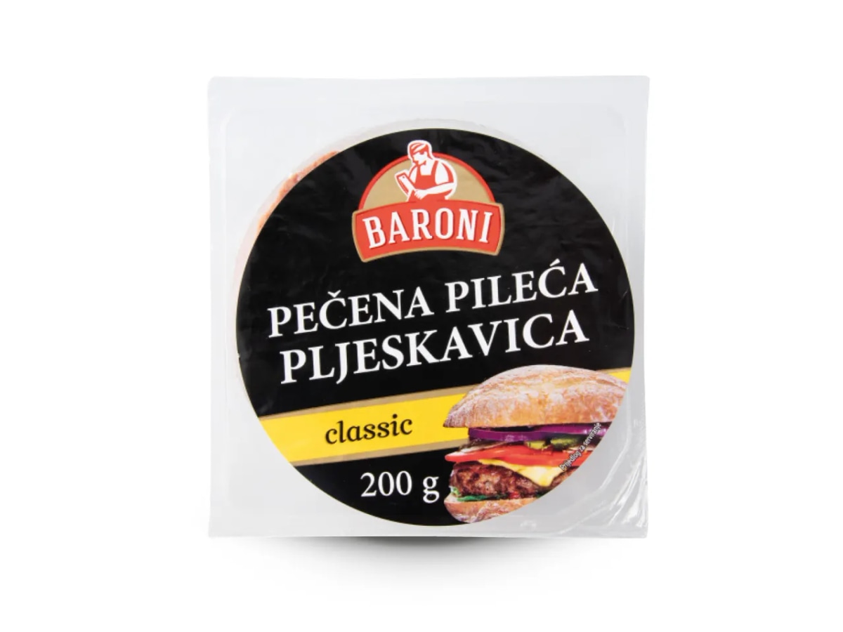 Baroni Pečena pileća pljeskavica 200 g - Akcija u trgovini Lidl