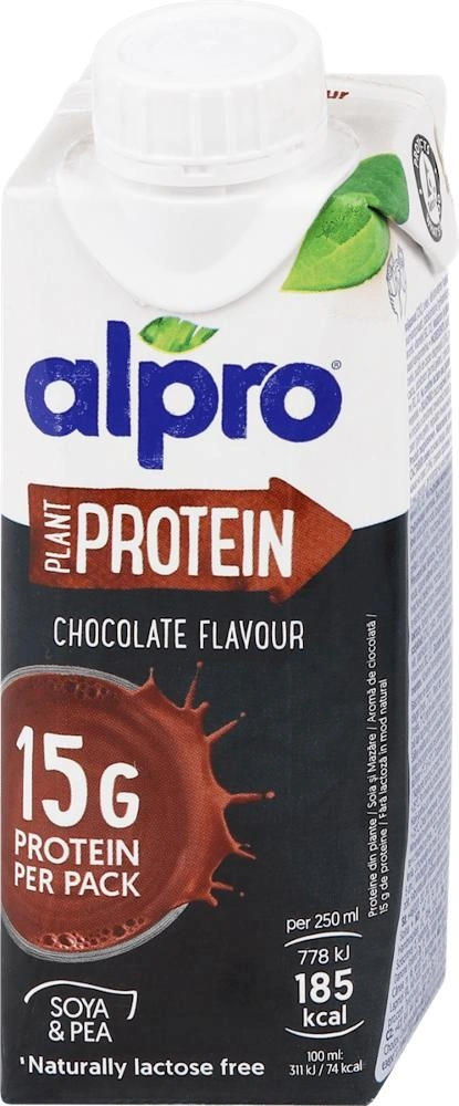 alpro napitak od soje proteinski okus čokolade 250 ml Akcija u trgovini Dm