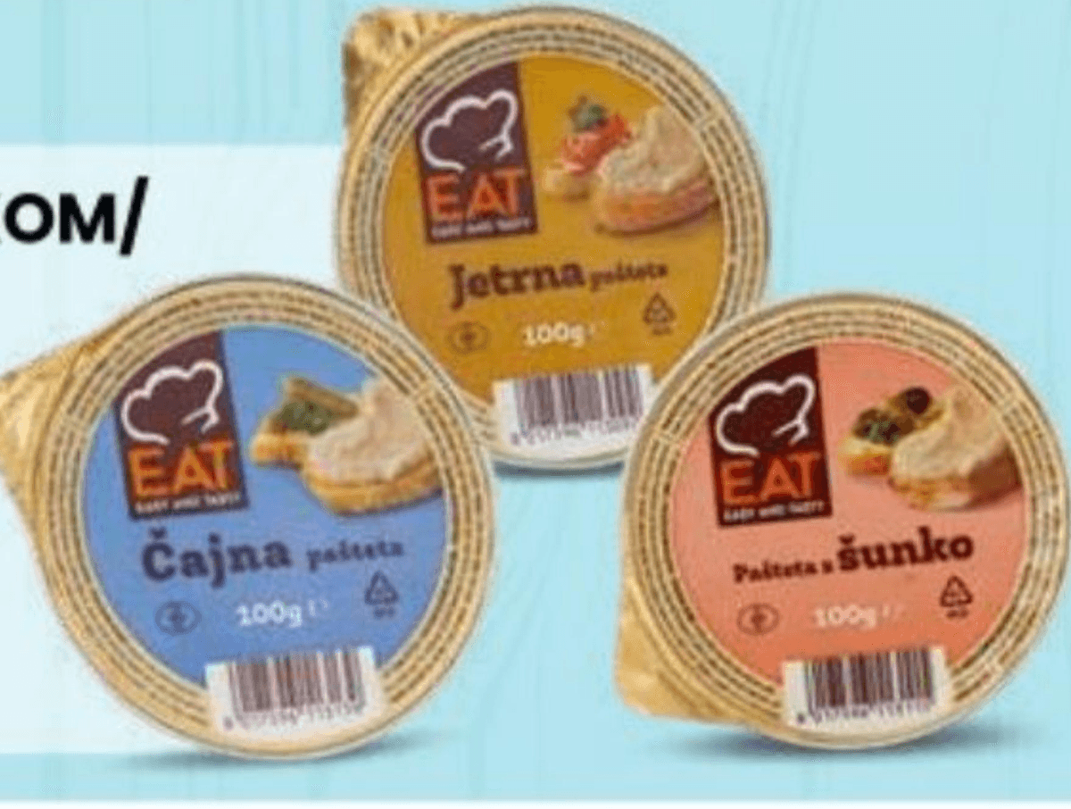 Pašteta 100 g - Akcija u trgovini Eurospin