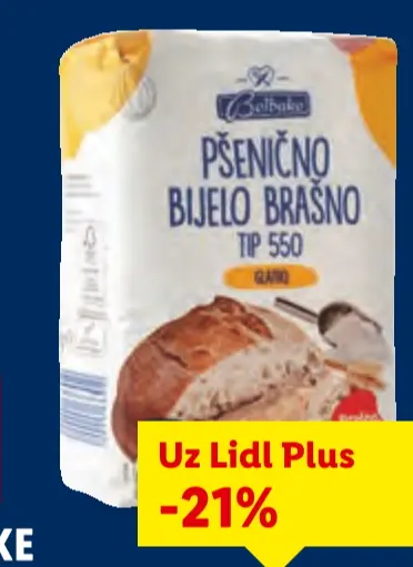 Belbake Pšenično bijelo brašno 1 kg Akcija u trgovini Lidl