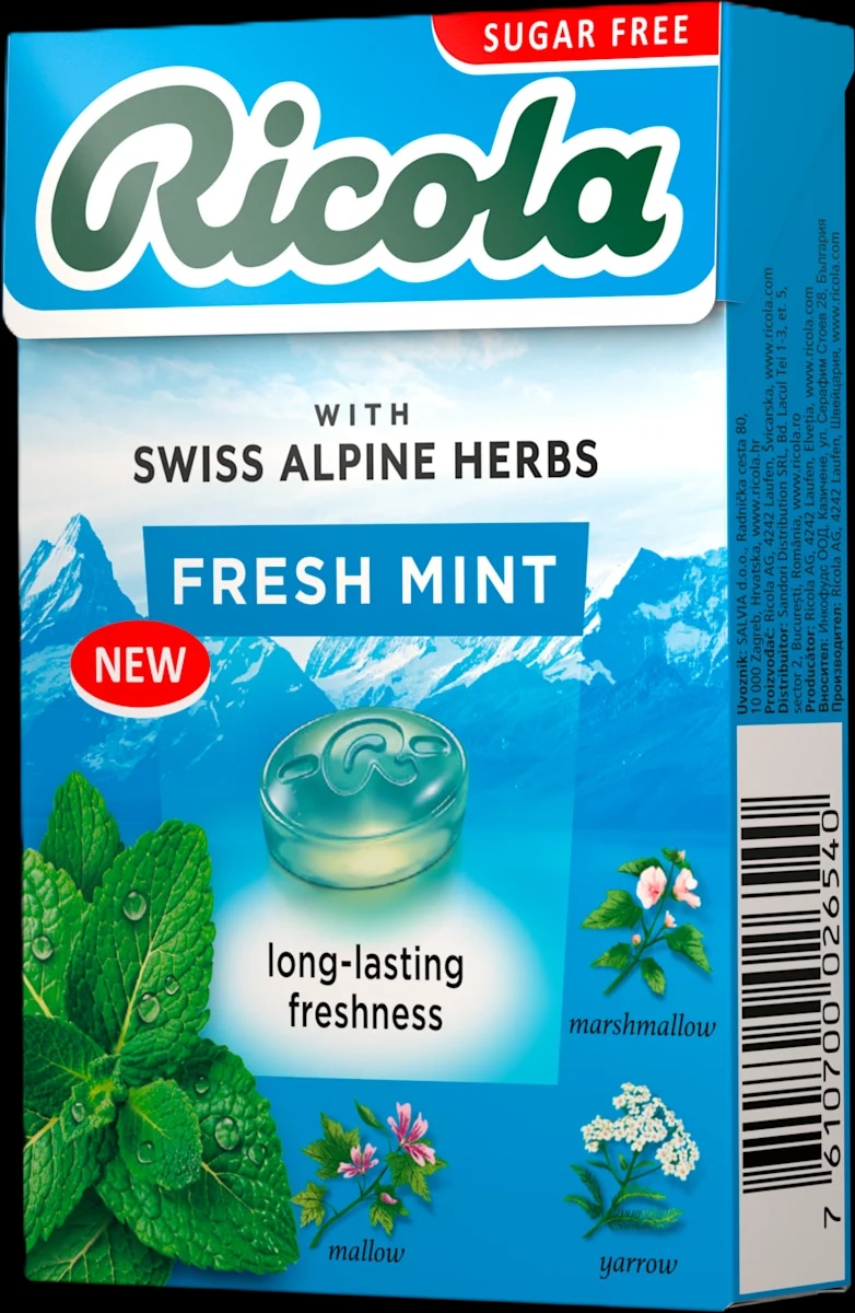 Ricola Fresh Mint 40 g - Akcija u trgovini Dm