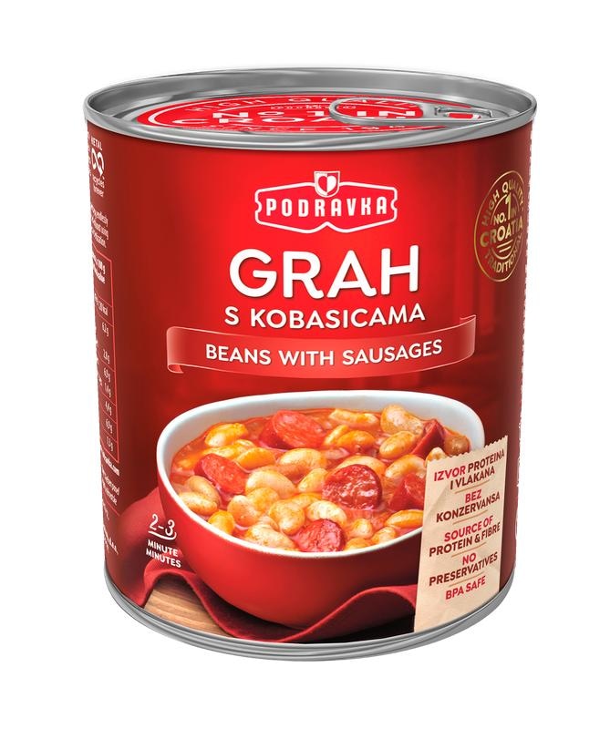 Grah s kobasicama 400 g Podravka - Akcija u trgovini Bakmaz