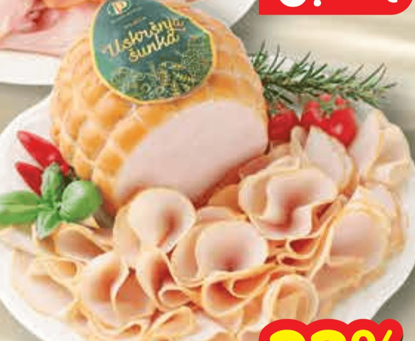 Uskrsna pileća šunka 1 kg PERUTNINA - Akcija u trgovini Plodine
