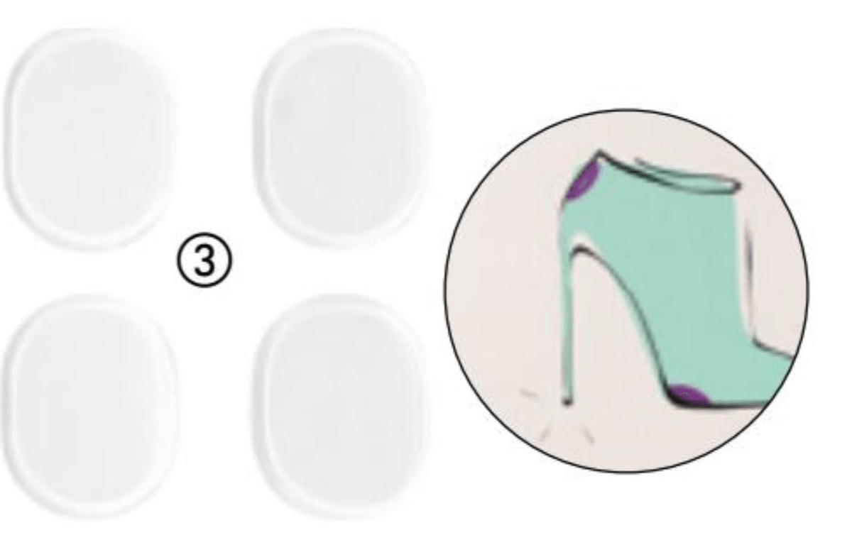 Festive Feet mini gel jastučići 3x2,5 cm (4 komada) - Akcija u trgovini Oriflame