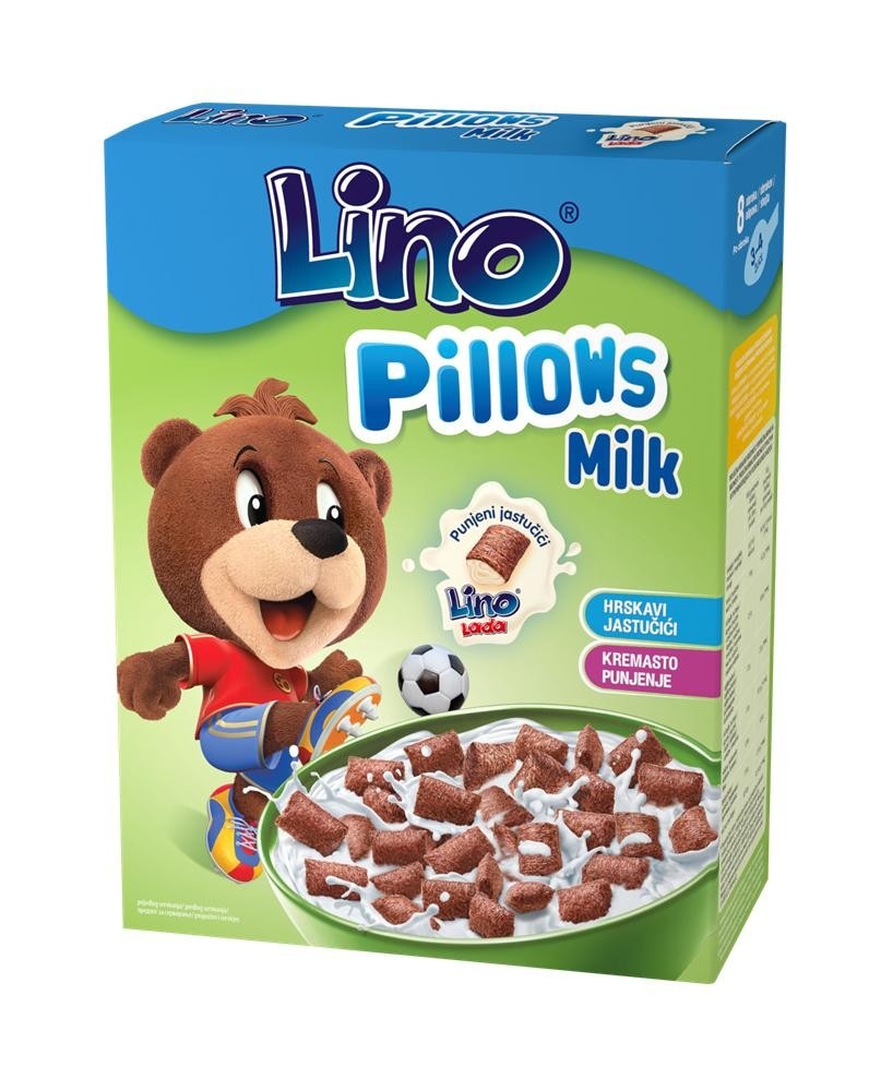 Odabrani asortiman žitnih pahuljica Lino Pillows PODRAVKA Lino, Podravka - Akcija u trgovini Ribola