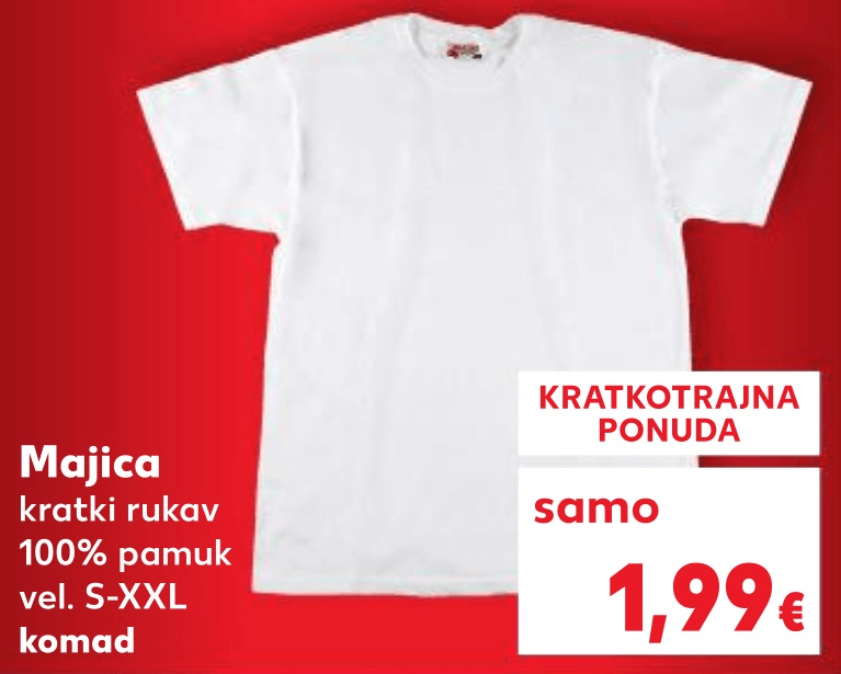 Majica komad - Akcija u trgovini Kaufland