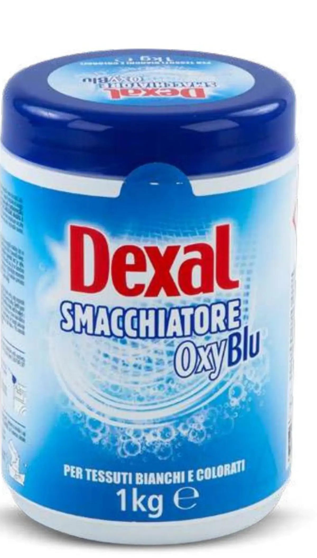 Dexal sredstvo za uklanjanje mrlja Oxy Blu 1 kg Akcija u trgovini Eurospin