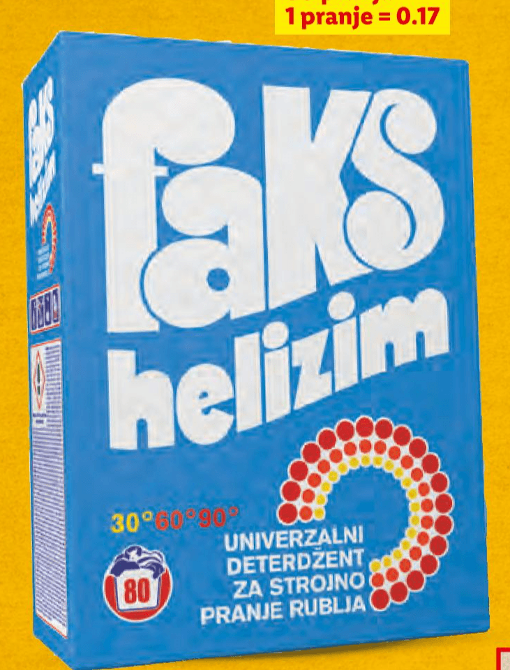 Faks deterdžent 5.2 kg Akcija u trgovini Lidl