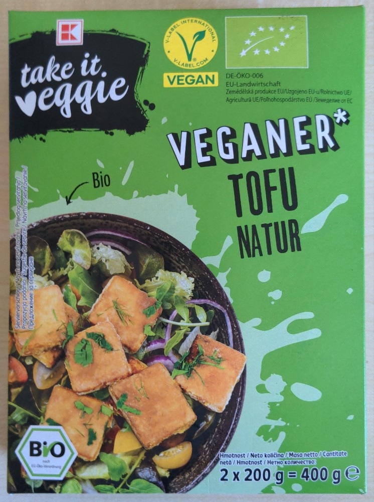 Tofu natur 2x200 g take it veggie Akcija u trgovini Kaufland