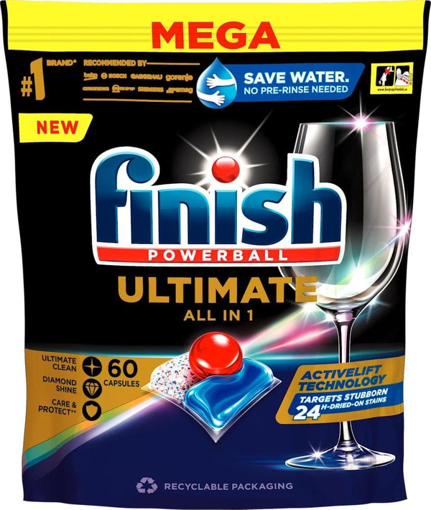 Finish tablete za strojno pranje posuđa Quantum Ultimate 80/1, Ultimate Plus 70/1 ili Quantum 95/1 Akcija u trgovini Spar
