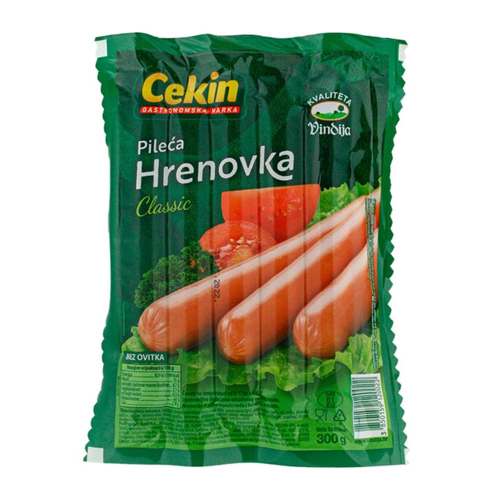 Cekin Pileća hrenovka bez ovitka 300 g Akcija u trgovini 365 Market