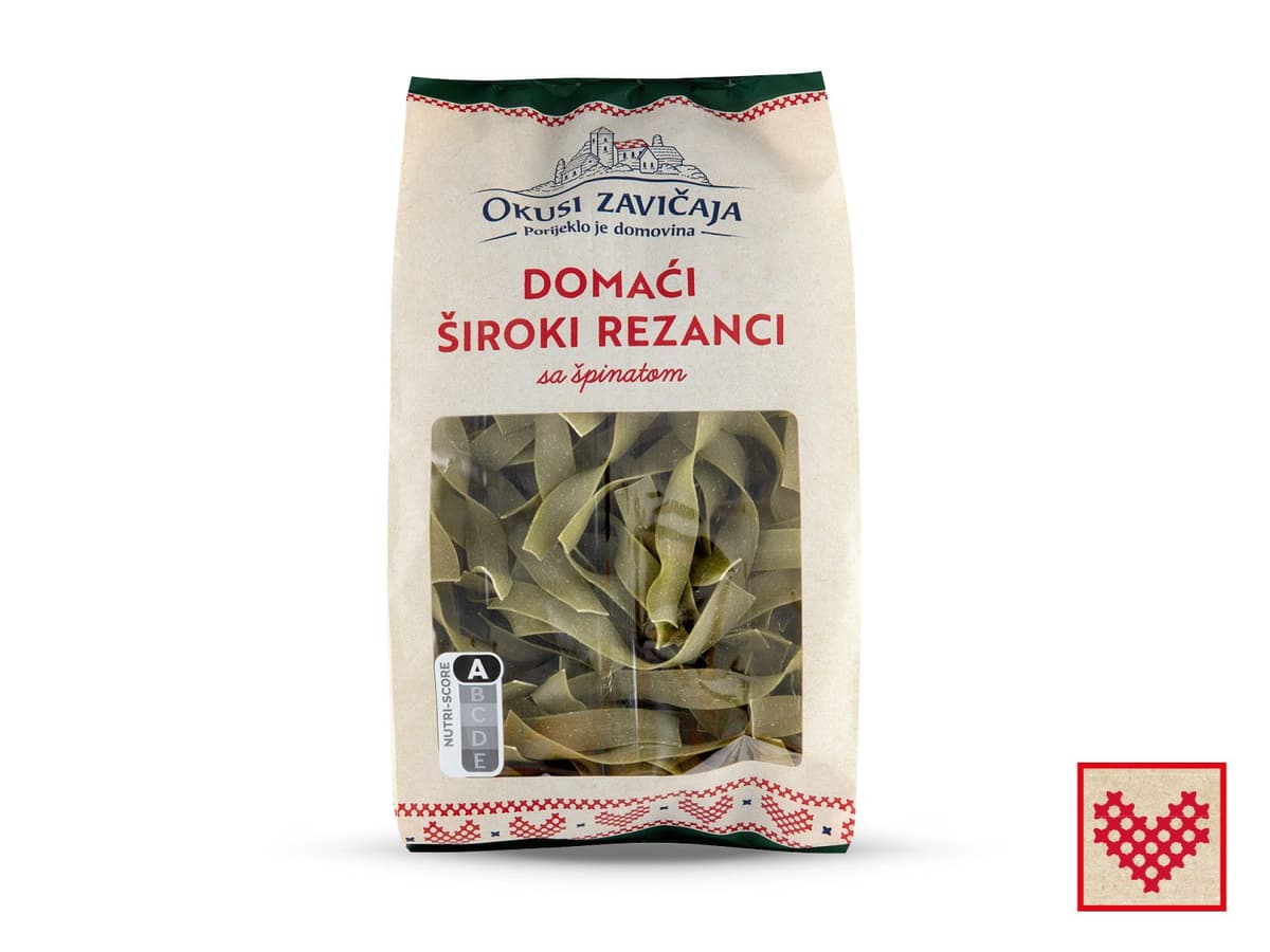 Okusi Zavičaja domaći široki rezanci 400 g Akcija u trgovini Lidl