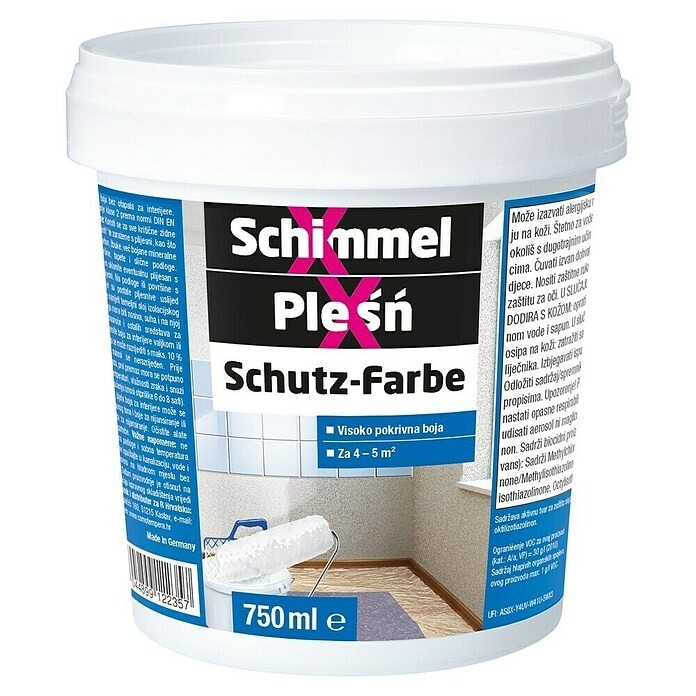 Schimmel Pleśń boja za interijere PlesnX 750 ml Akcija u trgovini Bauhaus