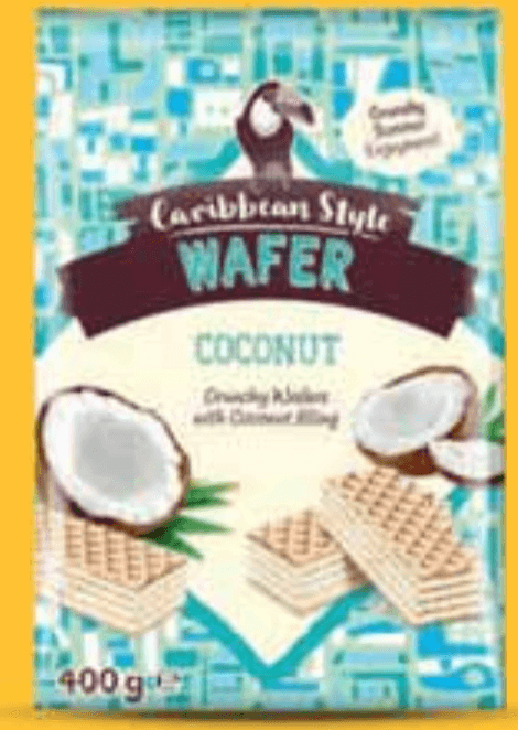 Caribbean Style Kokos napolitanke 400 g - Akcija u trgovini Lidl