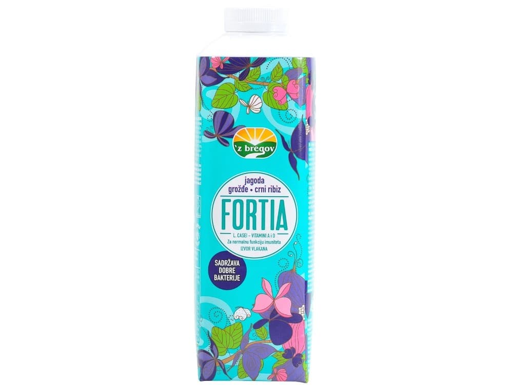 Voćni jogurt Fortia 1 kg z bregov Akcija u trgovini KTC