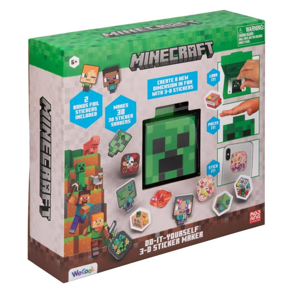 Minecraft set za izradu 3D naljepnica - Akcija u trgovini KTC
