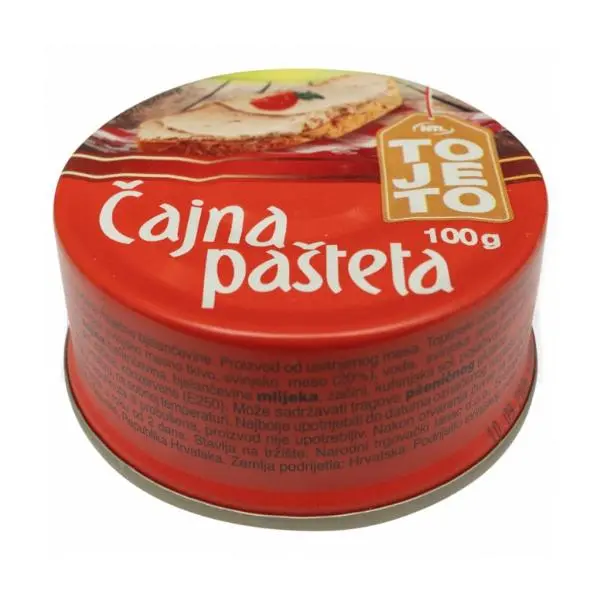 ToJeTo pašteta čajna, Jetrena 100 g Akcija u trgovini 365 Market