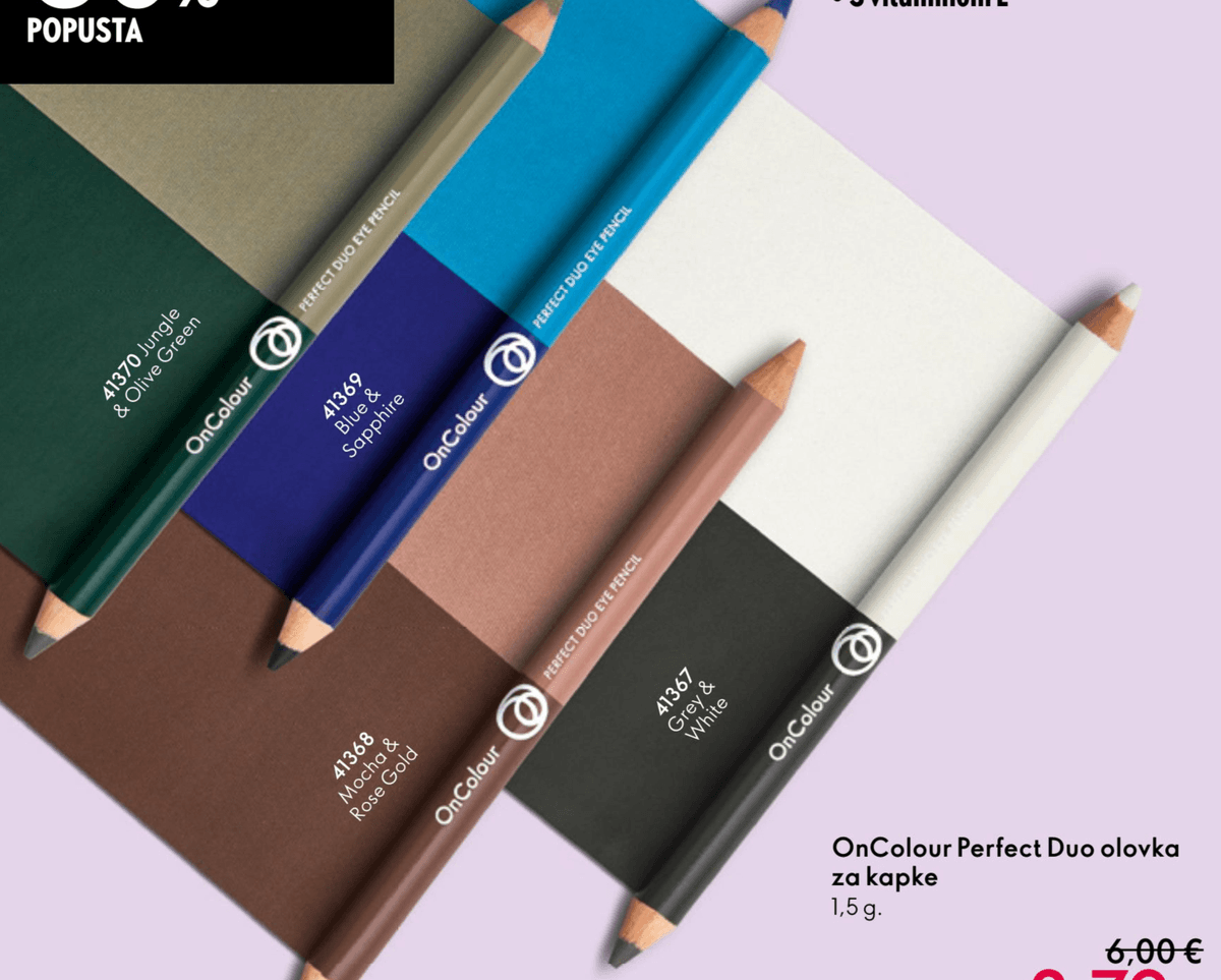 OnColour Perfect Duo olovka za kapke 1,5 g Akcija u trgovini Oriflame